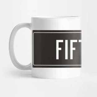 Fifth ave black Mug